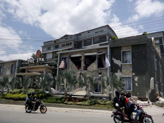 Penampakan Kota Palu usai disapu tsunami