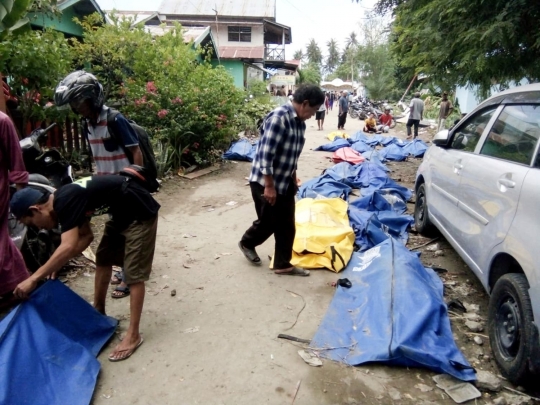 Penampakan Kota Palu usai disapu tsunami