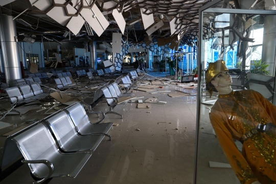 Begini kondisi Bandara Mutiara Sis Al Jufri di Palu yang rusak akibat gempa