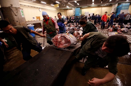 Tsukiji, pasar ikan bersejarah di Jepang yang terancam digusur