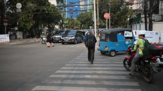 Urai kemacetan, Jalan KH Wahid Hasyim dan H Agus Salim akan satu arah