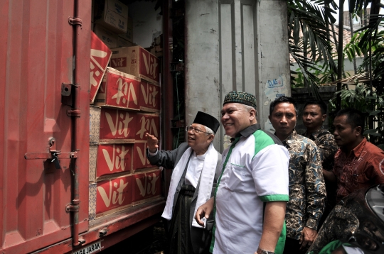 Ma'ruf Amin kirim bantuan untuk korban gempa dan tsunami Palu