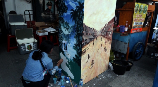 Seniman ajak warga membangun Street Gallery lewat mural