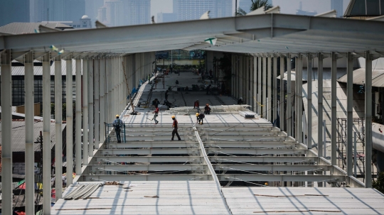 Pembangunan skybridge Tanah Abang di kebut