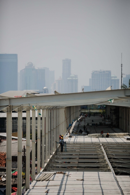 Pembangunan skybridge Tanah Abang di kebut