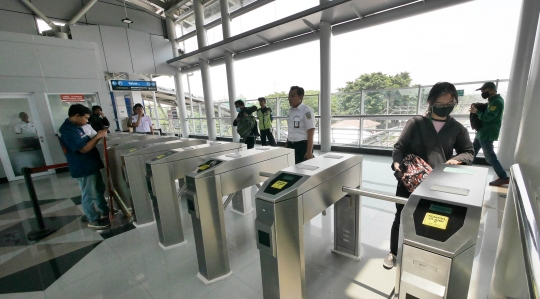 Rampung di modernisasi, Stasiun Cakung mulai lakukan uji coba