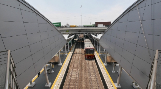 Rampung di modernisasi, Stasiun Cakung mulai lakukan uji coba