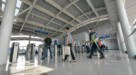 Rampung di modernisasi, Stasiun Cakung mulai lakukan uji coba