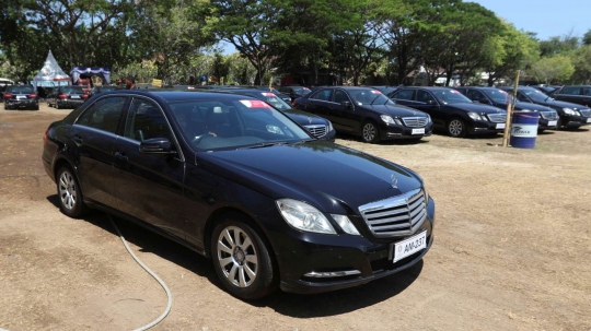 Mobil-mobil mewah pengantar tamu delegasi Pertemuan Tahunan IMF-World Bank 2018