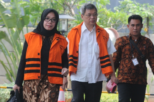 KPK kembali periksa dua tersangka suap Eni Maulani Saragih dan Sony Firdaus
