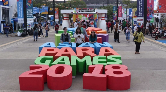 Kemeriahan zona festival Asian Para Games 2018