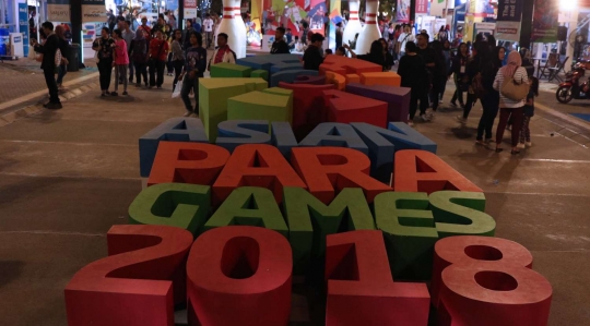 Kemeriahan zona festival Asian Para Games 2018