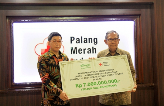 Bantuan Rp 7 miliar untuk korban gempa Palu