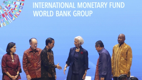 Presiden Jokowi berpidato dalam Bali Fintech Agenda