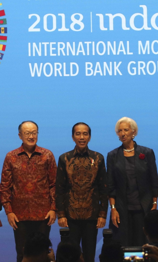 Presiden Jokowi berpidato dalam Bali Fintech Agenda