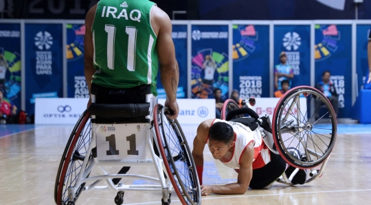 Tim para basket putra Irak hajar Indonesia