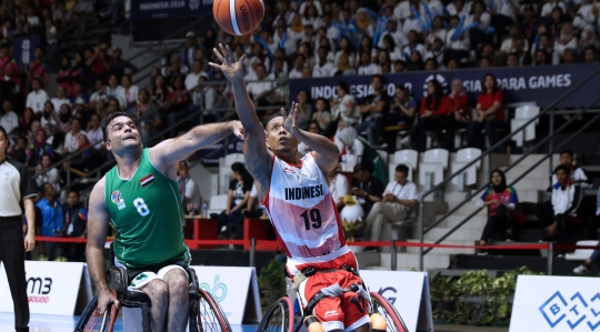 Tim para basket putra Irak hajar Indonesia