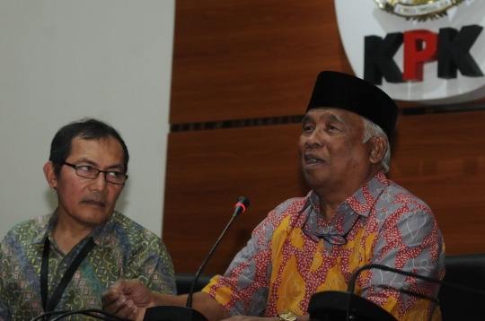 KPK gelar konferensi pers terkait penyerahan diri Eddy Sindoro