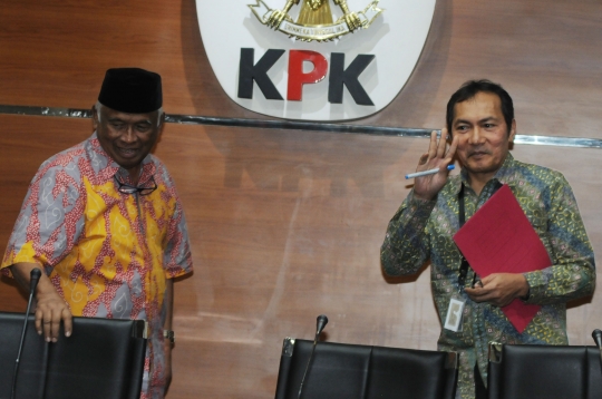 KPK gelar konferensi pers terkait penyerahan diri Eddy Sindoro