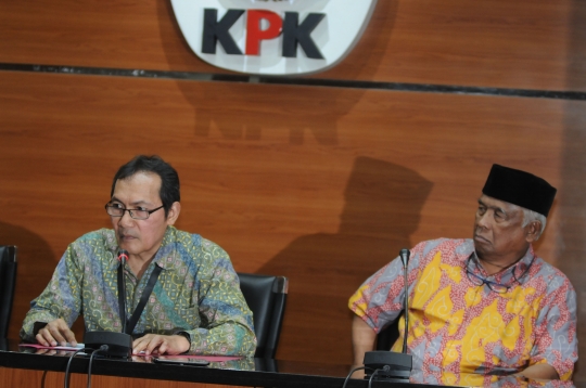 KPK gelar konferensi pers terkait penyerahan diri Eddy Sindoro