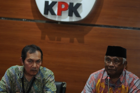 KPK gelar konferensi pers terkait penyerahan diri Eddy Sindoro