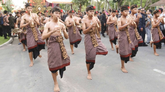 Kemeriahan Karnaval Budaya Bali di pertemuan tahunan IMF-World Bank 2018