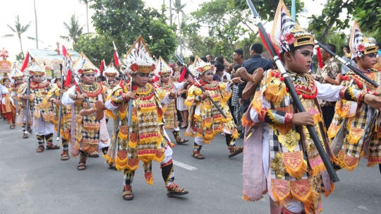Kemeriahan Karnaval Budaya Bali di pertemuan tahunan IMF-World Bank 2018