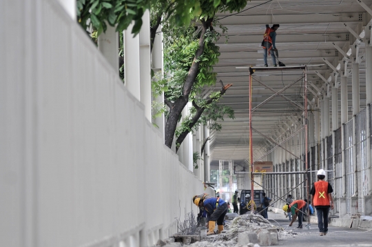 Besok diresmikan, pembangunan Skybridge Tanah Abang baru 75 persen