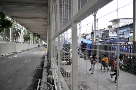 Besok diresmikan, pembangunan Skybridge Tanah Abang baru 75 persen