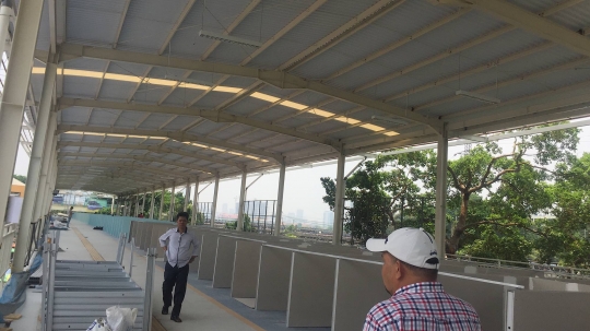 Belum selesai dibangun, Skybridge Tanah Abang sudah dioperasikan