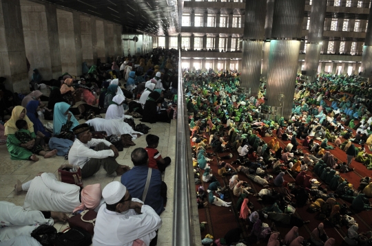 Rayakan HUT ke-113, ribuan anggota Syarikat Islam berkumpul di Masjid Istiqlal