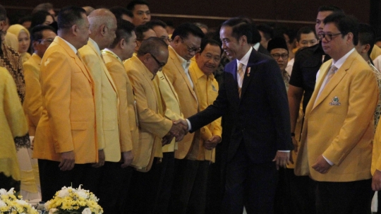 Jokowi hadiri Hut Partai Golkar ke-54