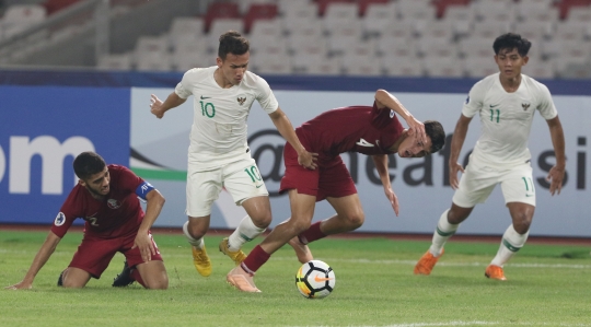 Perjuangan Garuda Muda saat hadapi Qatar U-19