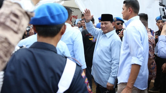 Prabowo deklarasikan Gerakan Emas di Klender