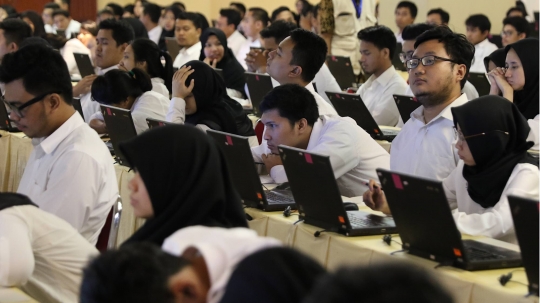 Tes SKD CPNS di Kantor Wali Kota Jaksel