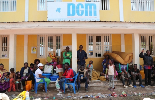 Ratusan imigran Kongo menyelamatkan diri dari konflik di Angola