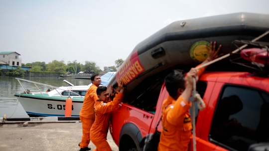 Persiapan Basarnas cari Pesawat Lion Air JT 610 yang jatuh