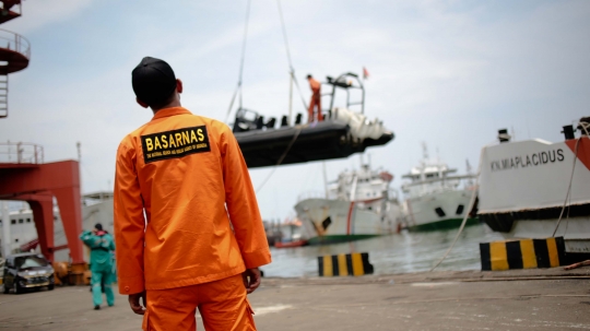 Persiapan Basarnas cari Pesawat Lion Air JT 610 yang jatuh