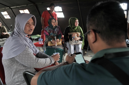 Keluarga korban datangi posko evakuasi di Pelabuhan Tanjung Priok