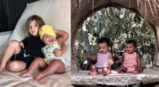 Begini gaya glamor keluarga Kardashian liburan di Bali