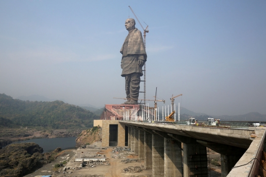 Wujud 'Statue of Unity', patung tertinggi sejagat yang dibangun India