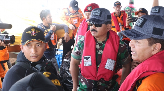 Panglima TNI ikut sisir lokasi pencarian Lion Air JT 610