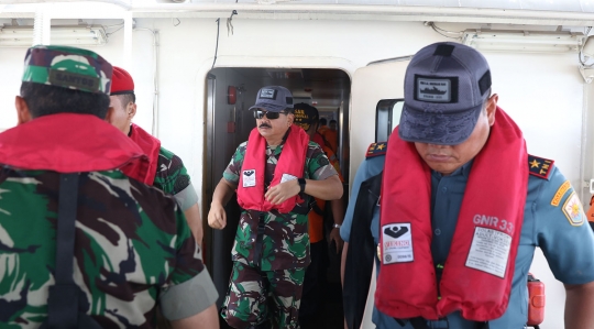 Panglima TNI ikut sisir lokasi pencarian Lion Air JT 610