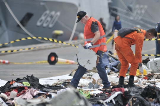 KNKT bersama NTSB dan Boeing periksa puing Lion Air PK-LQP