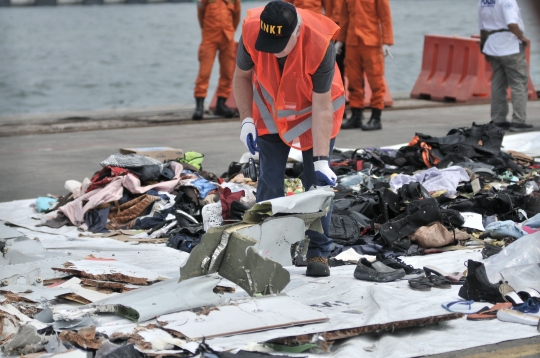 KNKT bersama NTSB dan Boeing periksa puing Lion Air PK-LQP