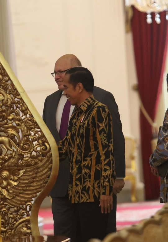 Jokowi terima kunjungan Menteri Ekonomi dan Energi Republik Federal Jerman