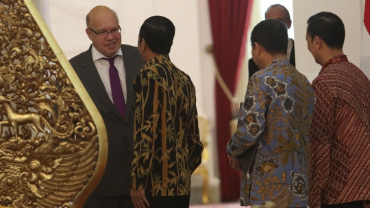 Jokowi terima kunjungan Menteri Ekonomi dan Energi Republik Federal Jerman