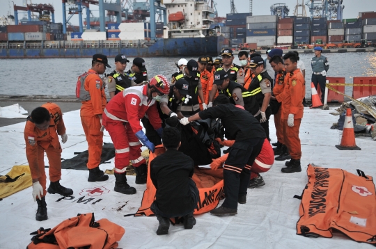 Tim SAR kembali temukan bagian tubuh korban dan puing Lion Air