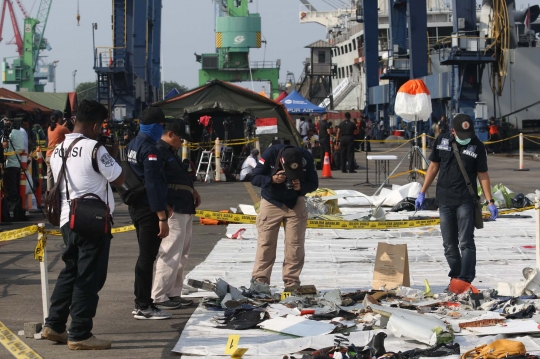 Cari bahan peledak, Puslabfor ambil sampel serpihan Lion Air