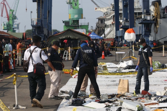 Cari bahan peledak, Puslabfor ambil sampel serpihan Lion Air